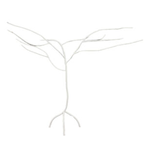 Iron Centerpiece Holder - White Tree for 8' Table