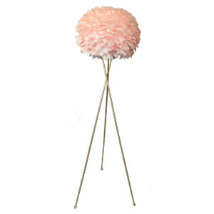 Pink Feather Lamp