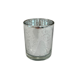 Mercury Glass - Speckled Silver Votive