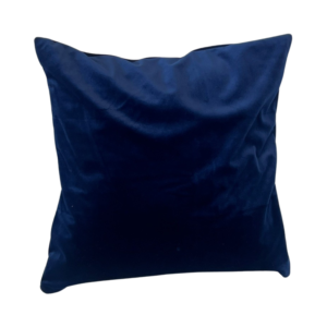 Pillow, Navy Blue Velvet-Square