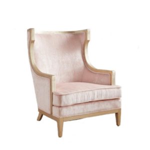 Furniture, Blush Velvet Chair