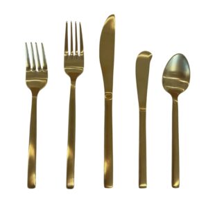 Brushed Gold Flatware