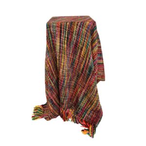 Throw, Multicolor Knit