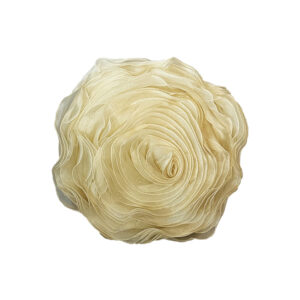 Pillow, Ivory Rose Round