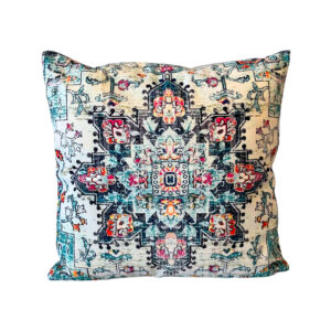 Pillow, Blue/Teal Persian Print