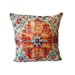 Pillow, Multi-Hue Persian Print