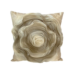 Pillow, Ribbon Flower Cream