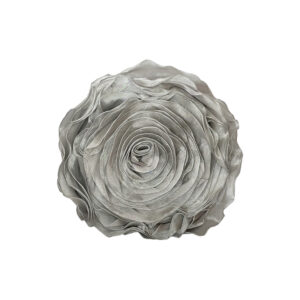 Pillow, Silver Rose - Round