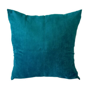 Pillow, Turquoise Suede