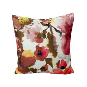 Pillow, Watercolor - Fuchsia - Square