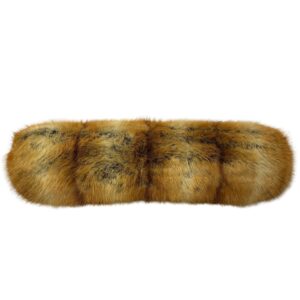 Pillow, Fox Faux Fur Bolster