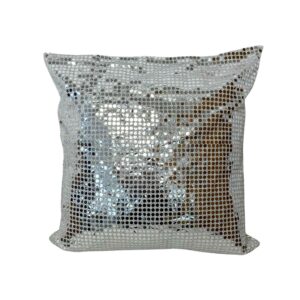 Pillow, Silver Sequin - Square