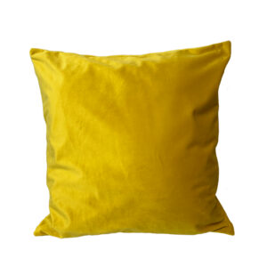 Pillow, Saffron Velvet - Square