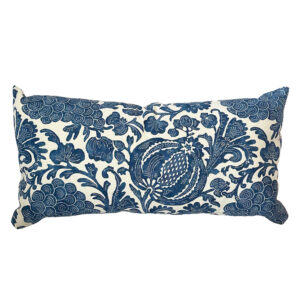 Pillow, Navy Paisley