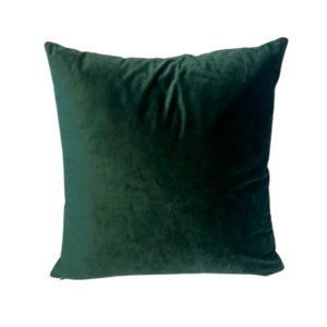 Pillow, Hunter Green Velvet-Square