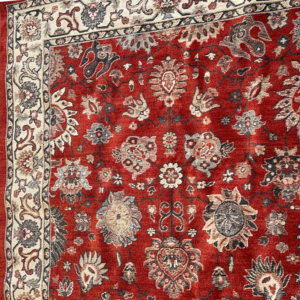 Rug, Vintage Floral- Burgundy
