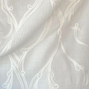 Tablecloth, Valencia Sheer-White