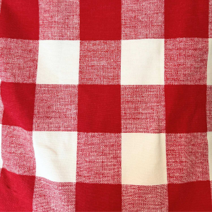 Tablecloth, Red and White Check