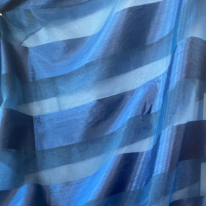 Tablecloth, Eternity Stripe Sheer - Navy