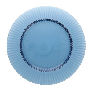 Charger Plate – Pleated Glass – Cornflower