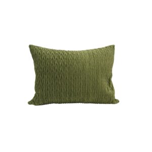 Pillow, Pleated Fern - Rectangle